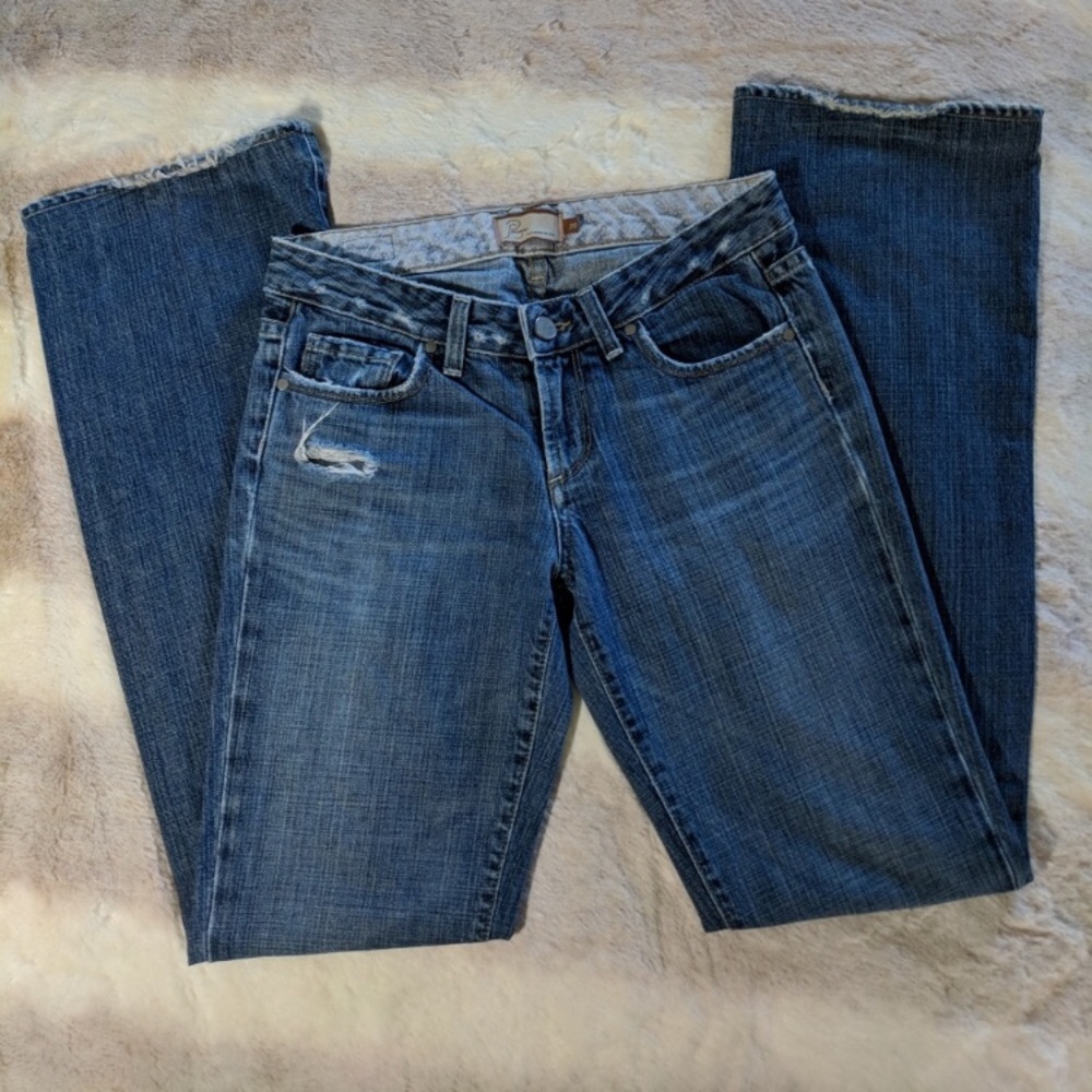 PAIGE Hollywood Hills Destructed Jeans 26X32